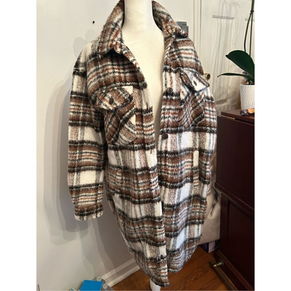 Blank nyc I FEEL YOU SHACKET jacket size large - Picture 4 of 7